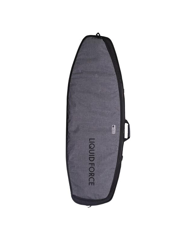 Liquid Force Surf Day Tripper Board Bag - 1200D polyester wakesurf bag with armor plates, fits boards with fins