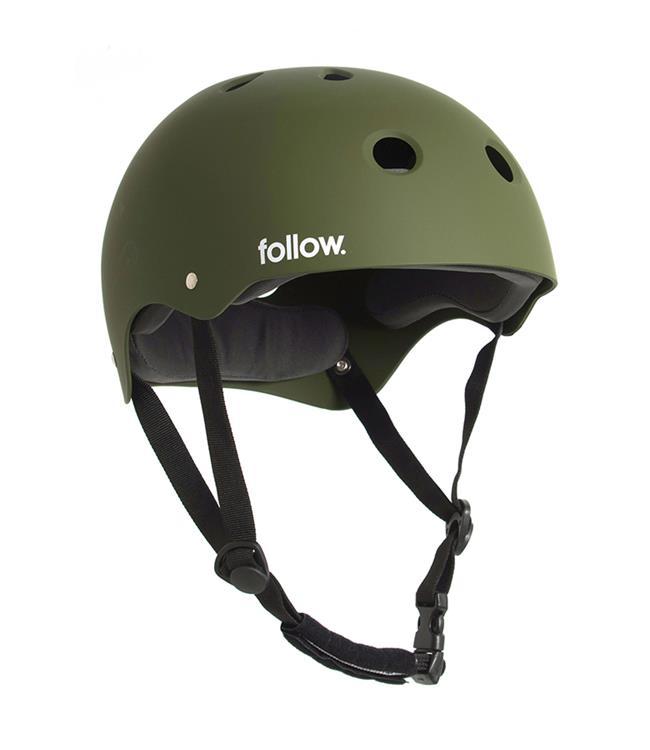 Follow Safety First Wake Helmet - Olive - Waterskiers World