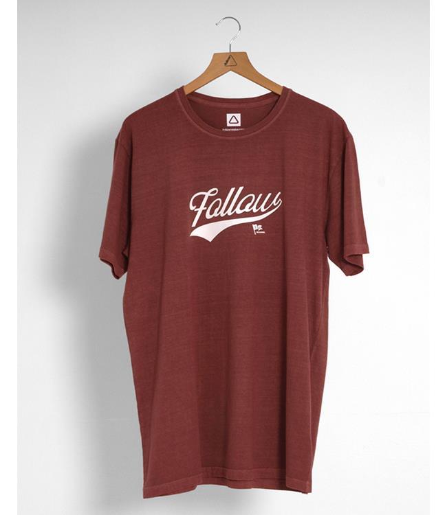 Follow Script Mens Tee (2021) - Dusty Red - Waterskiers World