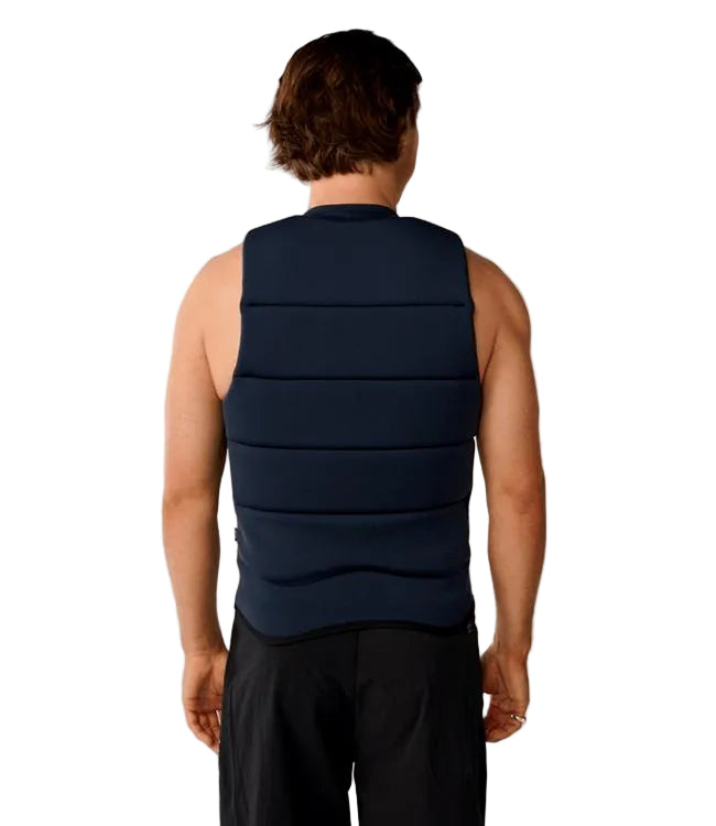 Rip Curl Dawn Patrol Navy Mens Life Vest - secondary view showing full vest profile for water skiing