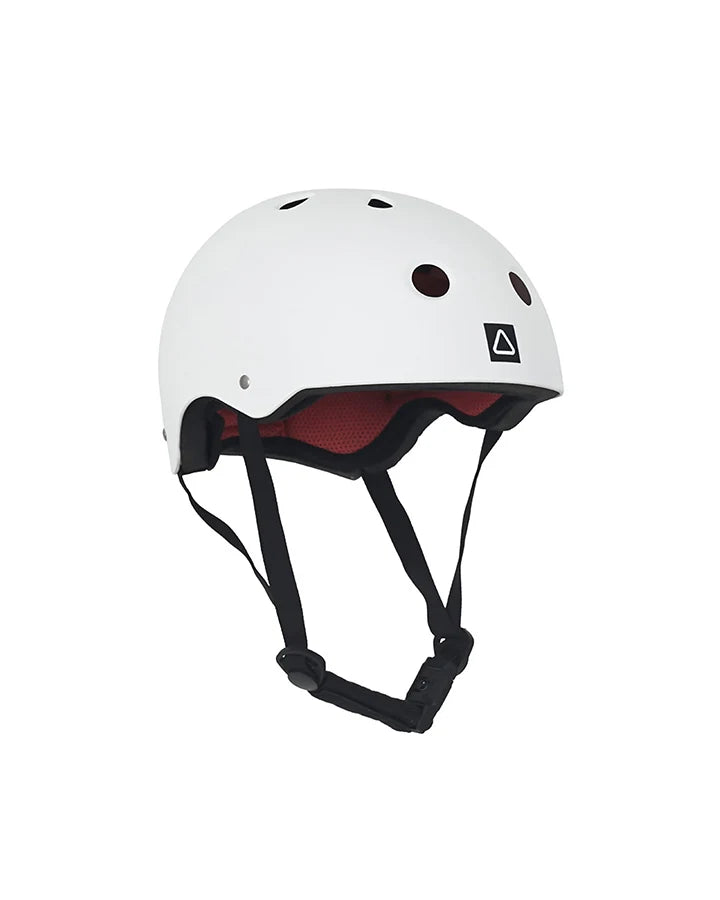 Follow Pro Wake Helmet White - back view of the adjustable wake helmet with secure fit system