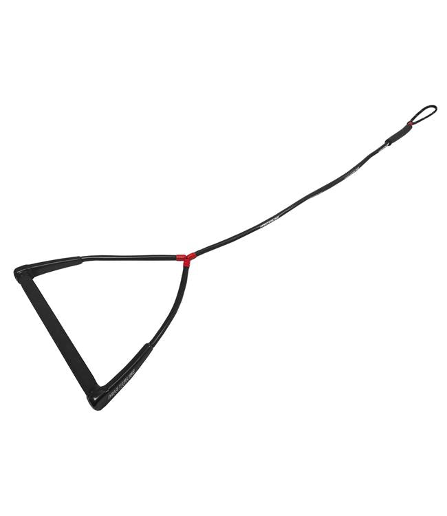 Masterline Barefoot Wake Slalom Handle - 15 inch slalom barefoot handle with brushed rubber grip and spectra fusion line