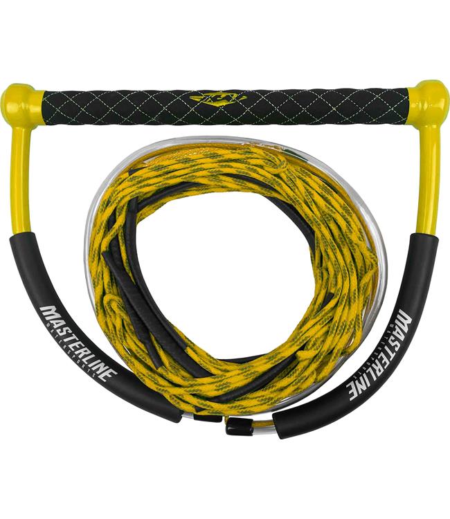 Masterline Mobe Wakeboard Rope & Handle in Yellow - complete rope and handle package primary view