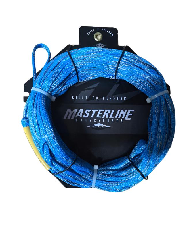 Masterline Spectra Fusion Barefoot Rope - zero stretch 85ft spectra mainline with take-off loop at 70ft