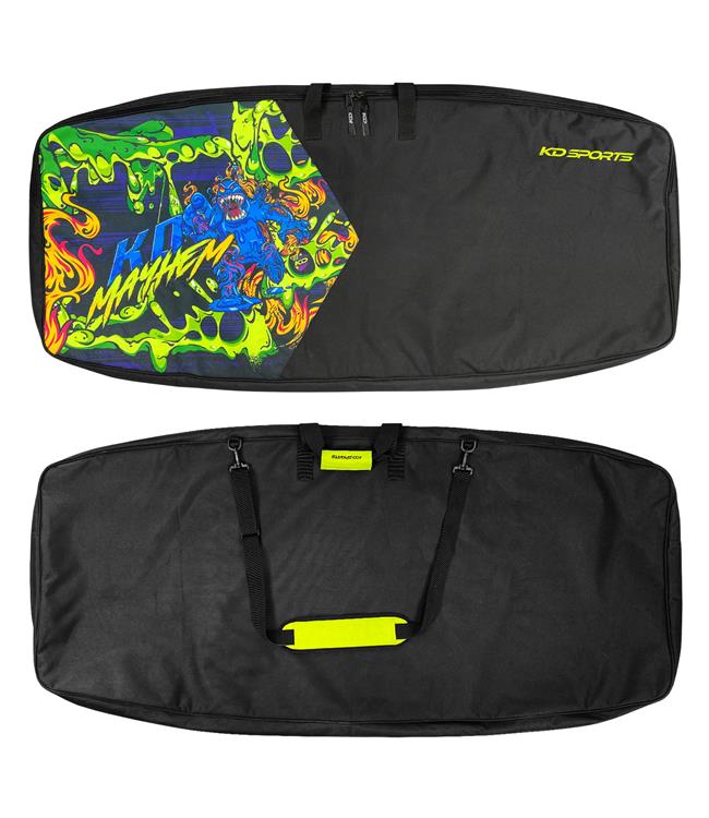 KD Deluxe Mayhem Kneeboard Cover - main shot of universal-fit kneeboard cover with padded shoulder strap