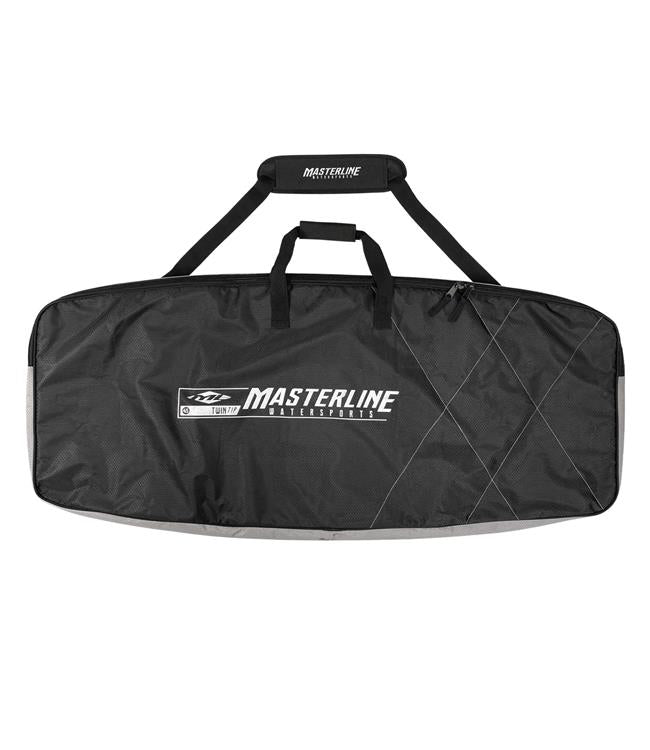 Masterline Wakeskate Cover - top view showing PU coated 420 nylon shell and heavy duty zip