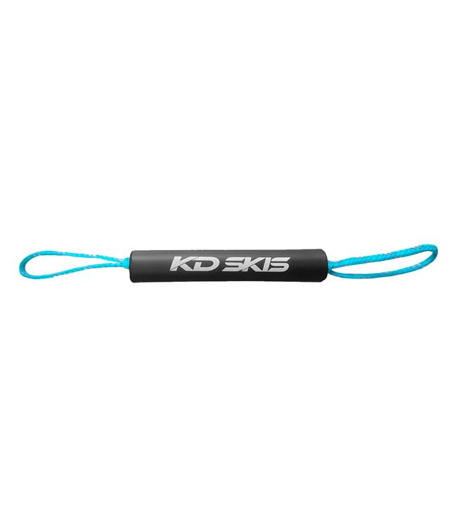 KD Trick Extension - teal trick water ski rope extension section for shortening tournament tricks