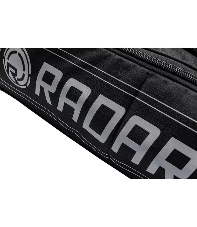 Radar Team Wheelie Ski Bag interior view — padded internal compartment fitting a full slalom kit