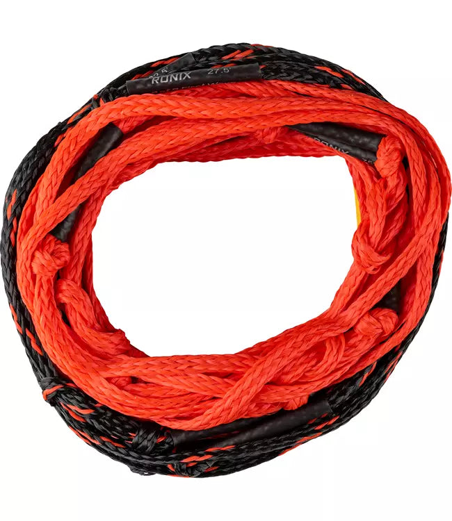 Ronix 727 Foil Rope - alternate view of 77.5ft foil mainline showing section length markers