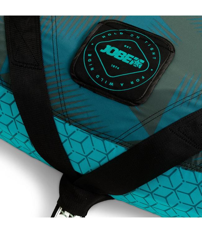 Jobe Compound 2-person ski tube - close detail of neoprene knuckle guard handle