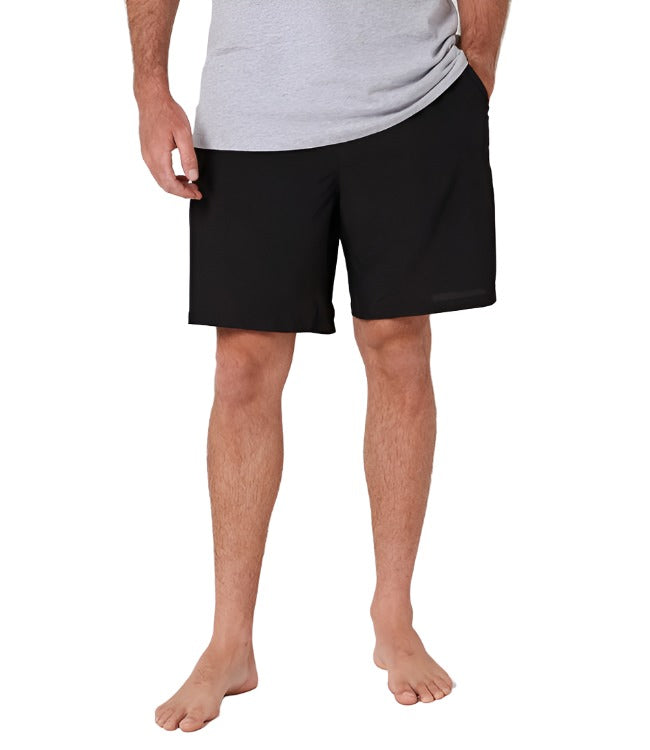 Follow Tech Shorts Black Mens - back view showing the ride shorts and elastic waistband