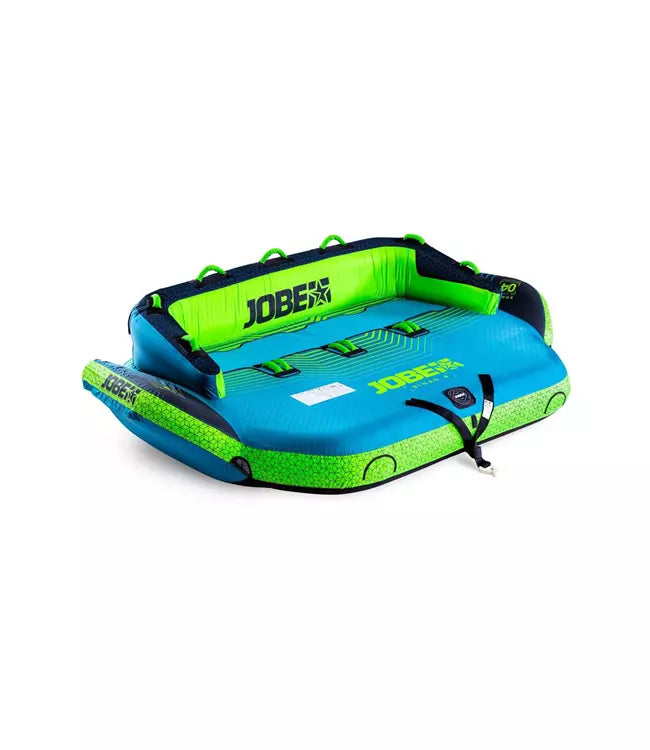 Jobe Binar 4-person multi-position ski tube - studio product shot of full deck