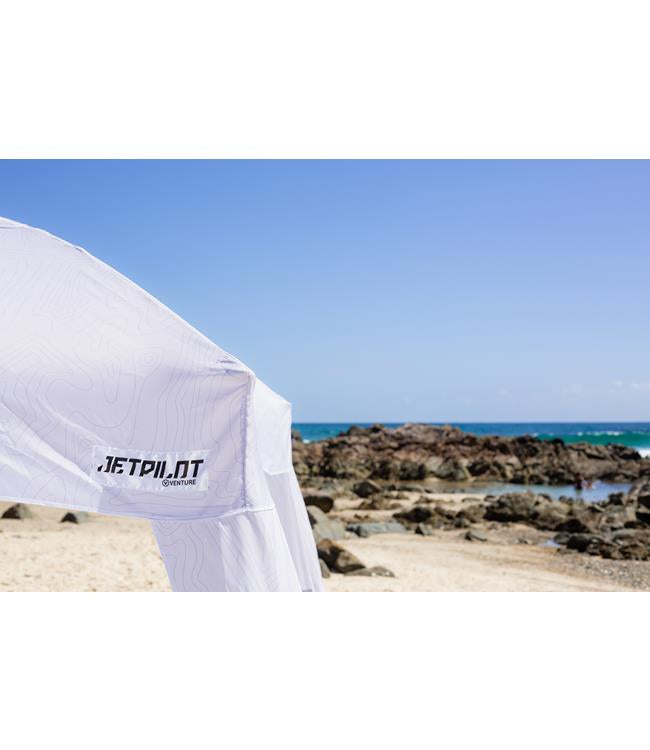 Jetpilot Grey Cabana packed in carry bag showing compact transport format for boat or jet ski
