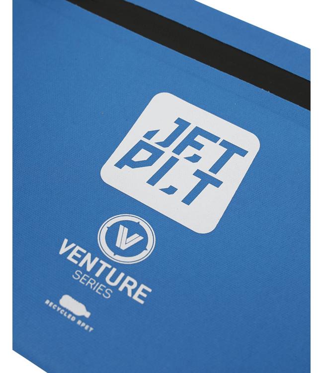 Jetpilot Venture Blue Dry Case side view showing carry handle and weatherproof body