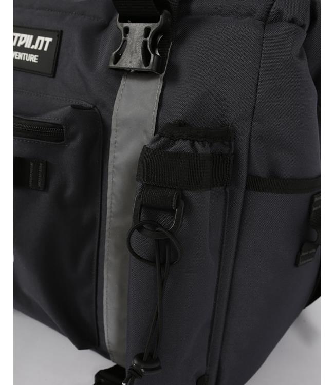 Jetpilot Venture Charcoal Soft Esky open-top view showing insulated lining and zipper closure