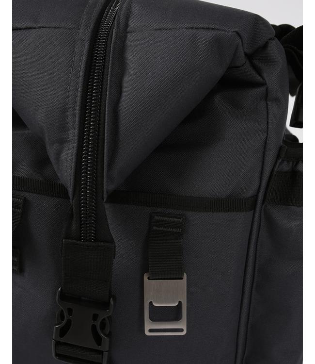 Jetpilot Venture Charcoal Soft Esky side view showing tarpaulin body and reinforced base