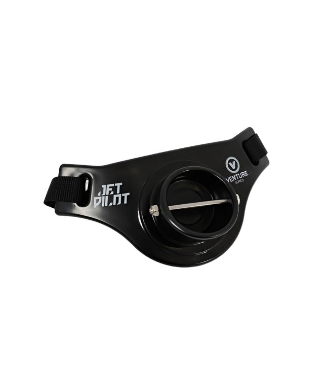 Jetpilot Venture Fishing Gimbal side view showing waist strap attachment and reinforced base
