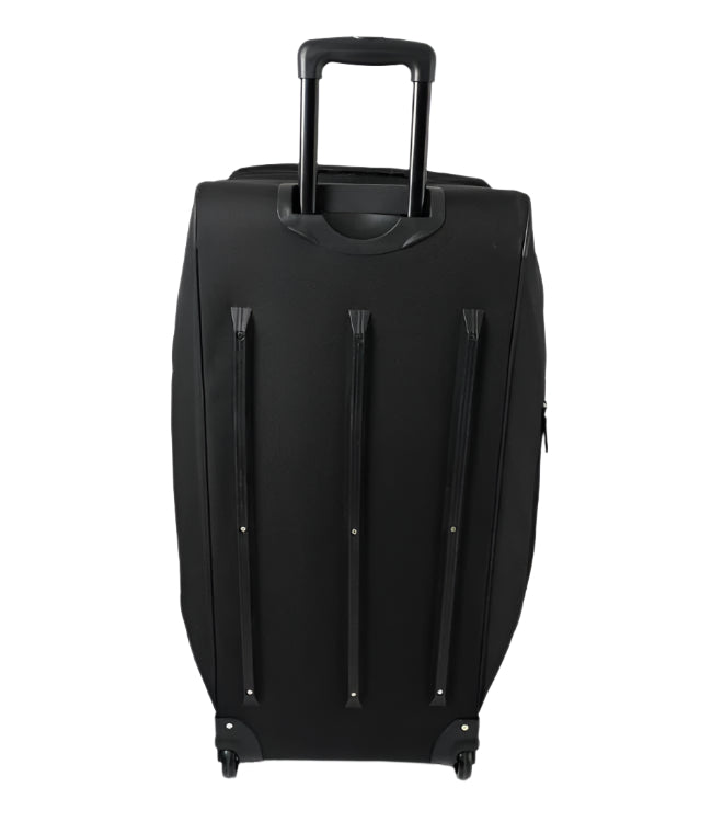 Jetpilot Vault 180L Black Gear Bag open showing main compartment capacity for full kit