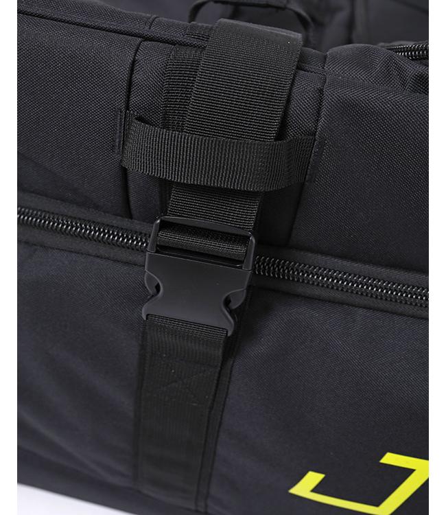 Jetpilot Vault 180L Black Gear Bag interior pocket detail showing organised internal compartments