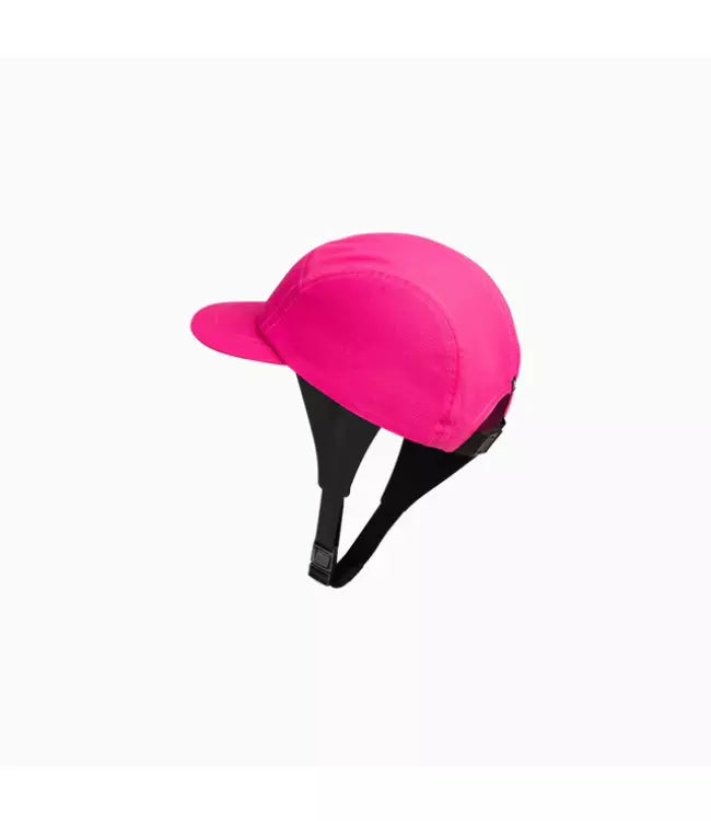 Armstrong 5 Panel Bump Cap pink brim detail
