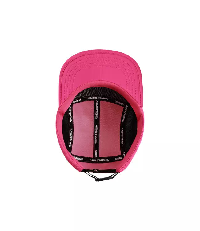 Armstrong 5 Panel Water Cap pink back view