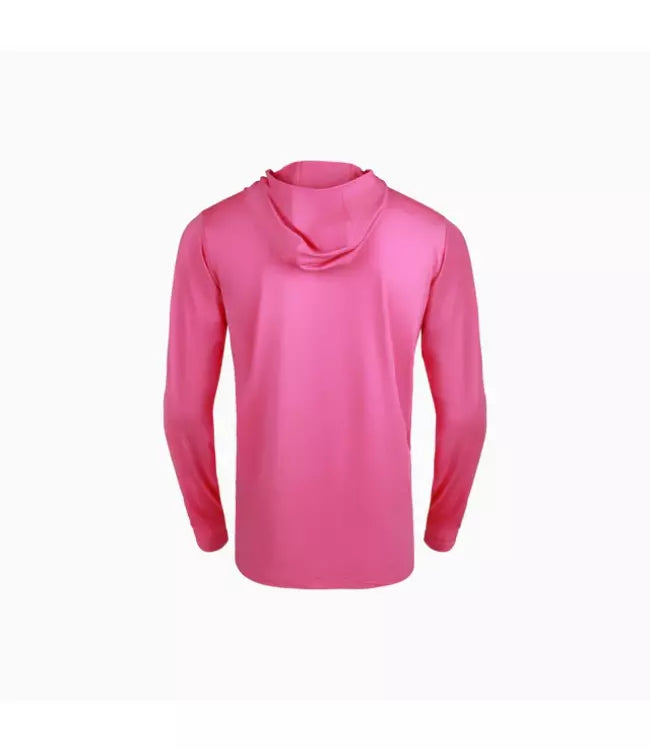 Armstrong UPF Hooded Top Pink back view worn
