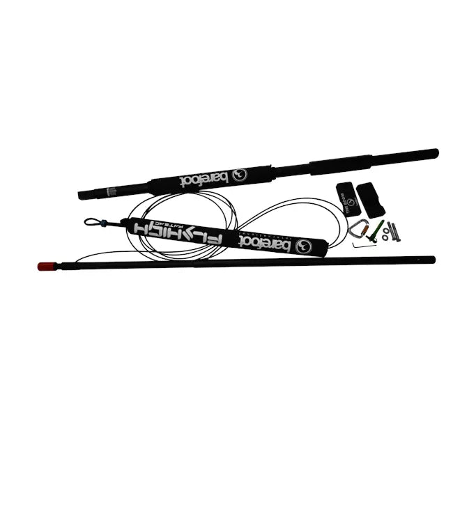 Barefoot International Deluxe Straight Boom anodised aluminium barefoot training boom with straight crossbar design