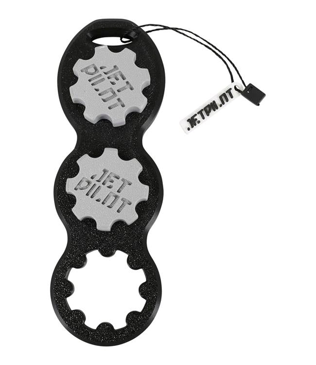 Jetpilot PWC Floating Bung Tool in Black side view of T-handle grip design for jet ski bung removal