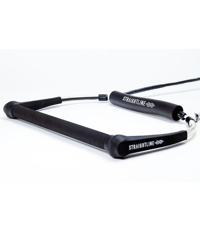 Straightline Elevate Brushed Deep V Handle - 15" view of the brushed rubber Long V handle