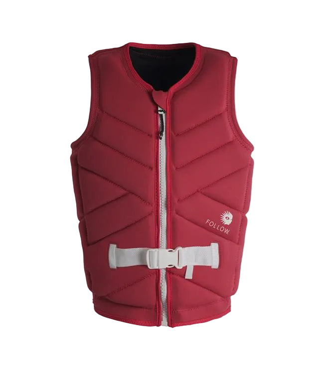 Follow Atlantis Azalea Womens Life Vest - front view of Level 50S certified segmented flex panels