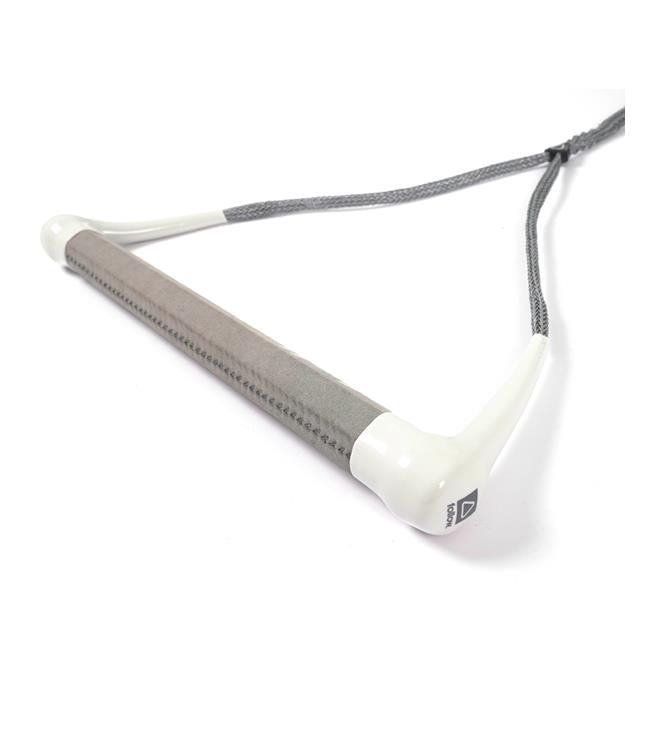 Follow Team Wake Handle in Grey Hex - alternate angle showing hex grip pattern and T-Bar Connect