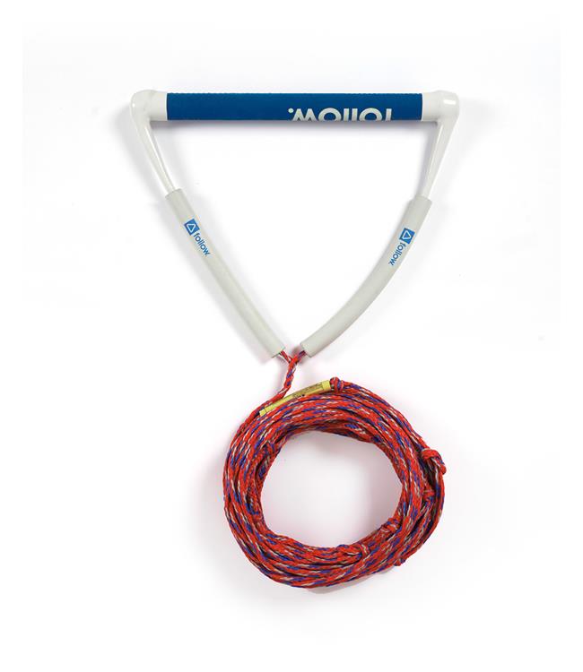 Follow Basic Wake Rope & Handle in Navy/Red - entry-level wakeboard rope and handle combo