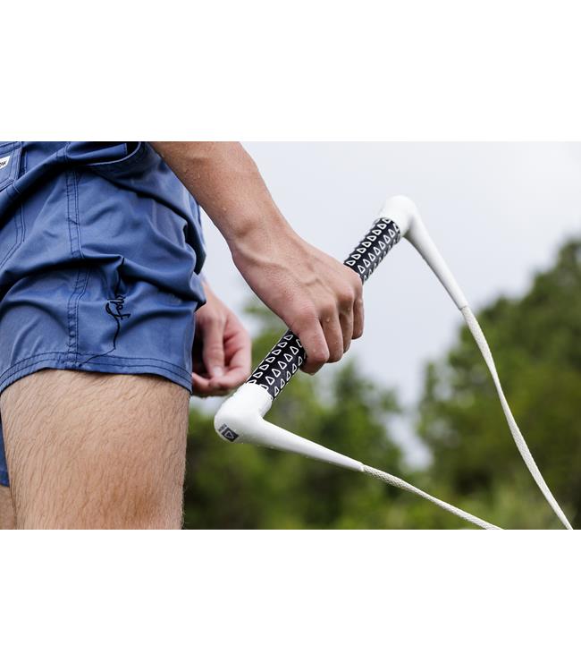 Follow Pro Wake Rope & Handle - alternate product photo showing rope coil and handle together