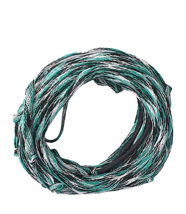 Follow Team Fusion Rope Teal - top view of the 75ft non-stretch Fusion wakeboard mainline