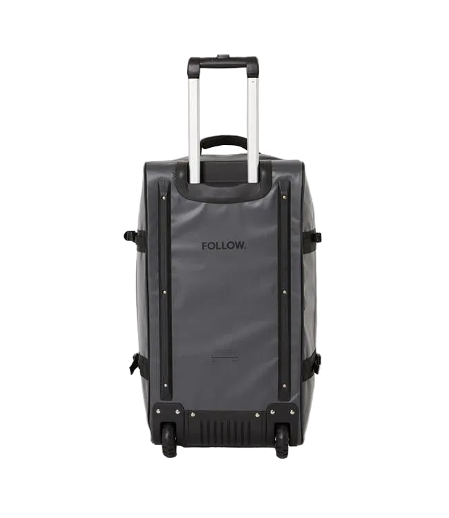 Follow Life Gear Bag Charcoal - open view showing the roomy main gear compartment
