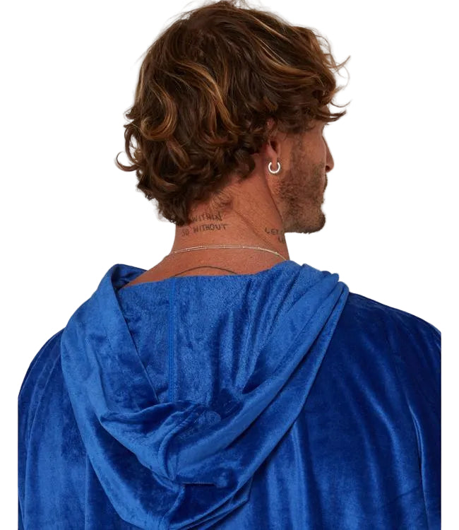 Follow Corp Towelie Royal Blue - folded view of the compact microfibre travel towel