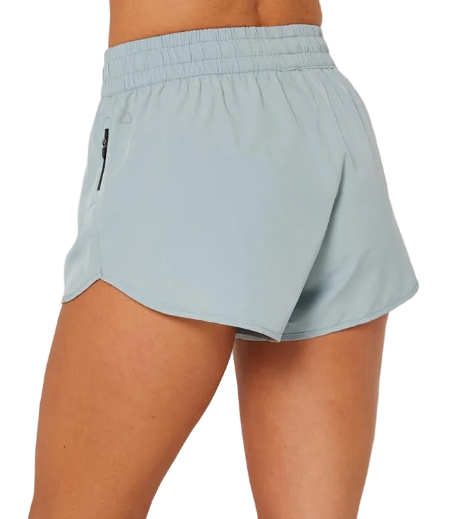 Follow Odessa Womens Board Shorts Light Petina - back view showing the tapered fit and waistband