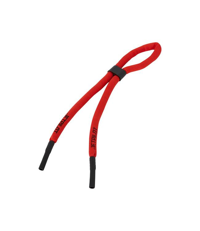 Jetpilot Floating Sunglasses Retainer Red product-only catalogue view showing buoyant float foam