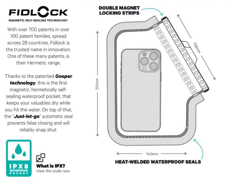 Jetpilot Venture Plus Life Vest Fidlock magnetic buckle closure system feature illustration