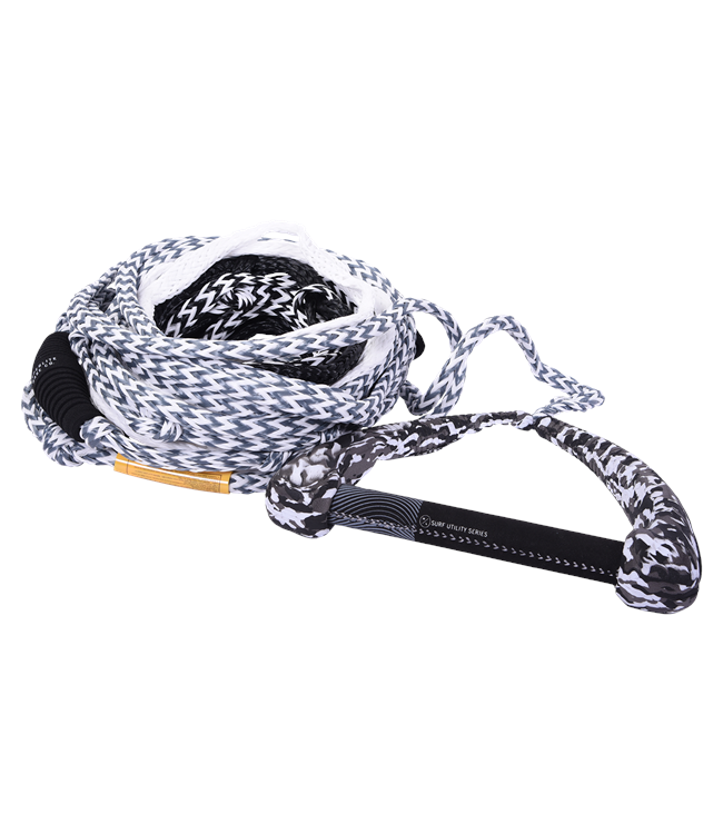 Hyperlite Foil Surf Rope and Handle - alternate view of foil rope and handle with oversized foam end caps