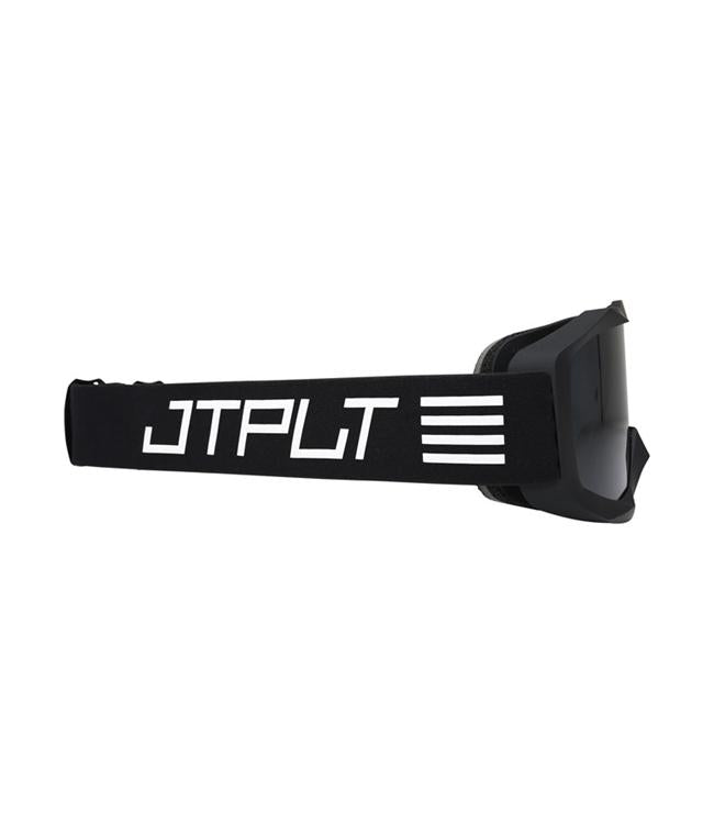 Jetpilot OTG RX Black Floating Goggles bottom-up angle showing under-eye foam coverage