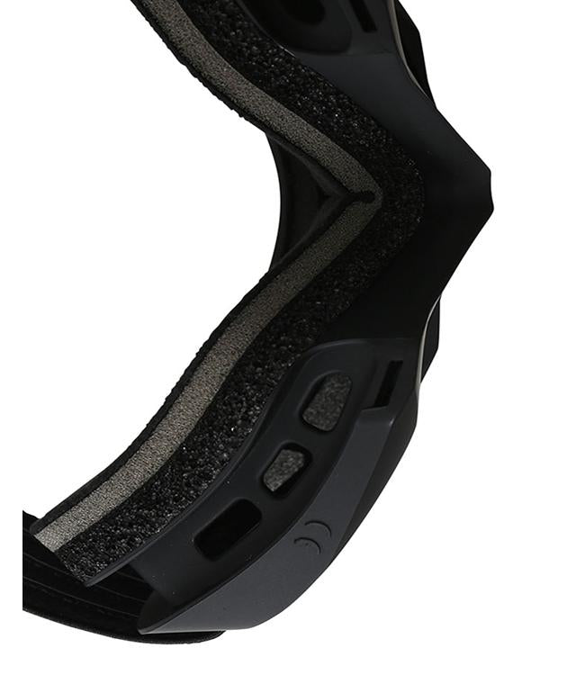 Jetpilot OTG RX Black Floating Goggles strap detail showing adjustable gel gripper buckle