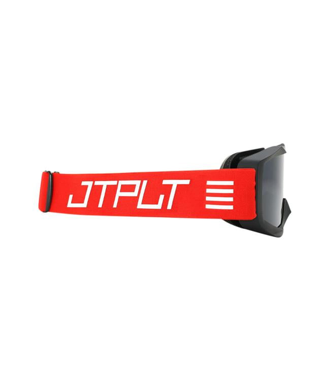 Jetpilot OTG RX Red Floating Goggles three-quarter angle showing oversized frame and polarised lens