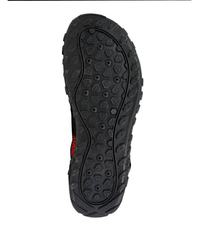 Jetpilot Hybrid Hydro Black Mens Shoe alternate side angle showing mesh upper construction