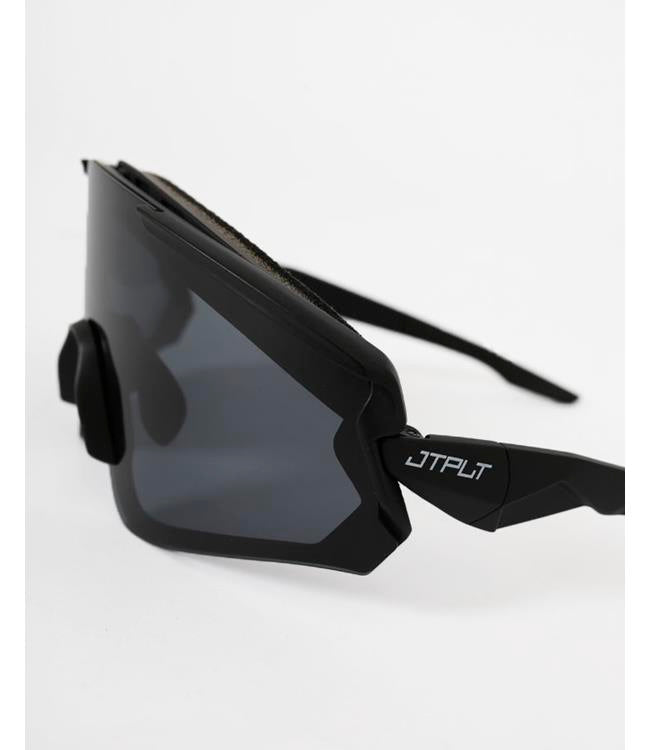 Jetpilot Shield Interchangeable Eyewear side profile showing temple arms and adjustable nose grip