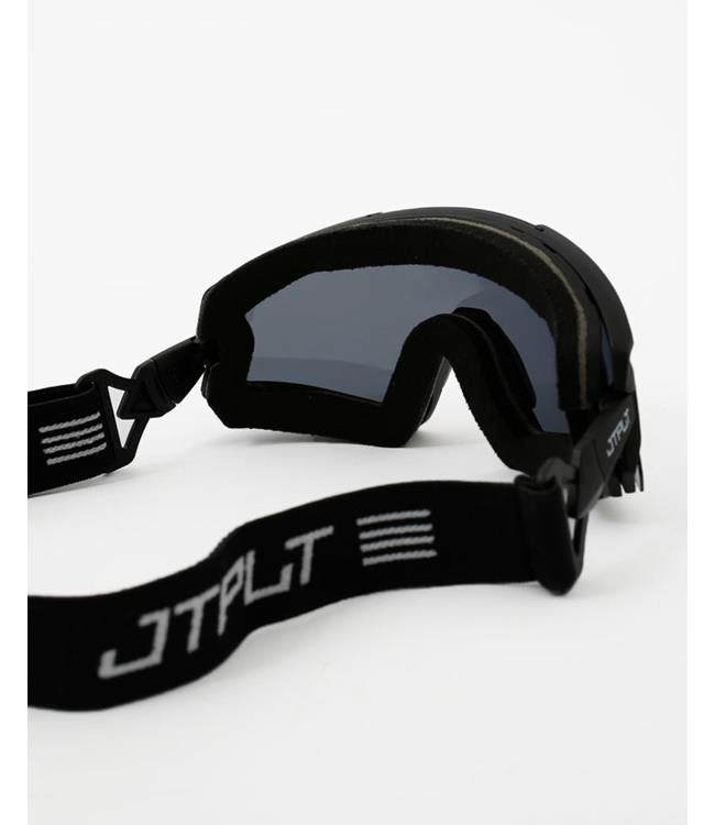 Jetpilot Shield Interchangeable Eyewear lens-swap detail showing quick-release lens lock mechanism
