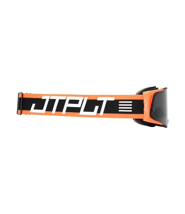 Jetpilot Vault Vision Orange Goggles front straight-on view showing wraparound race frame design