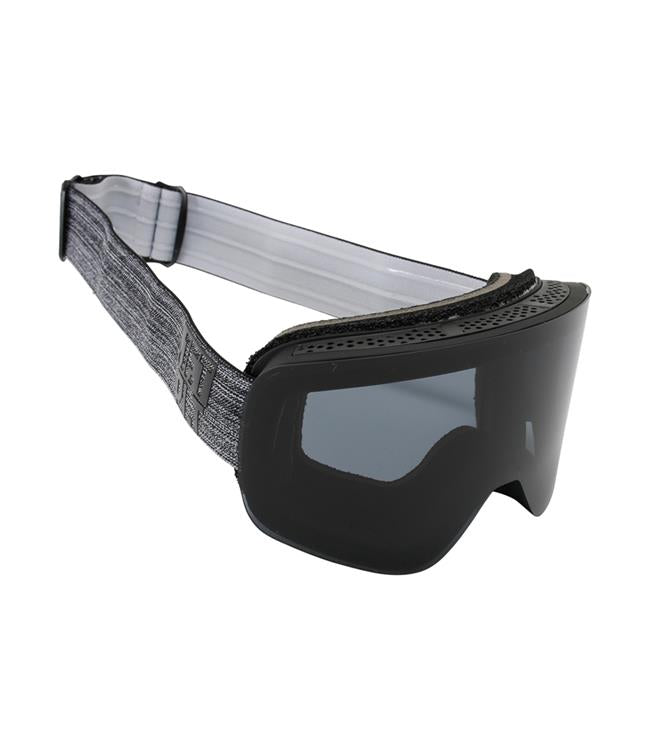 Jetpilot H2O Frameless Floating Black Goggles side profile showing temple arm and brand stamp