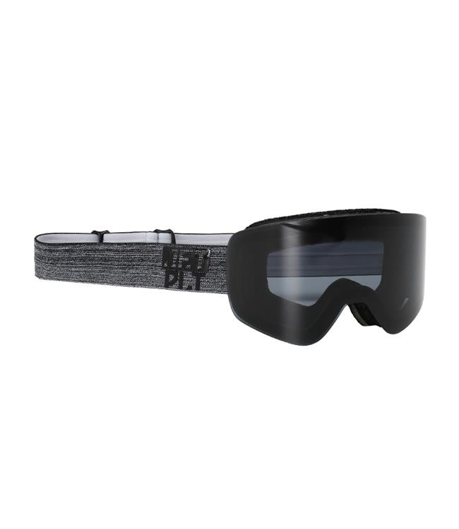 Jetpilot H2O Frameless Floating Black Goggles three-quarter view showing buoyant frame and wide lens