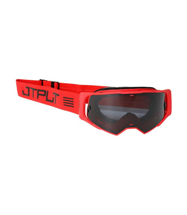 Jetpilot Vault Vision Red Goggles front straight-on view showing wraparound race frame design